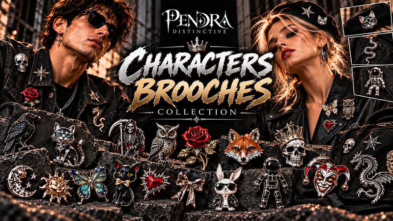 Characters Brooches Collection