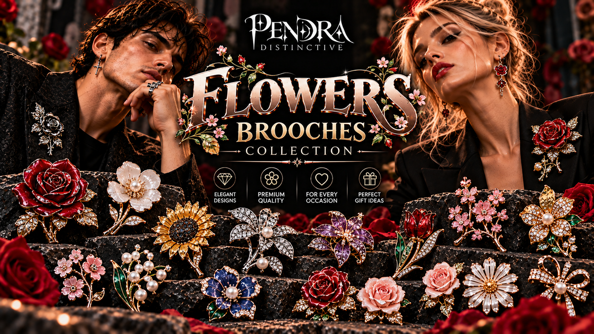 Flowers Brooches Collection