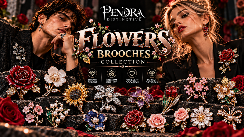Flowers Brooches Collection