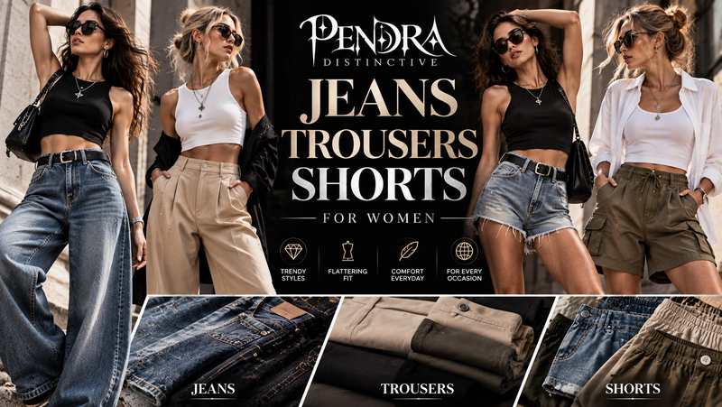 Jeans, Trousers, Shorts For WOMEN Collection