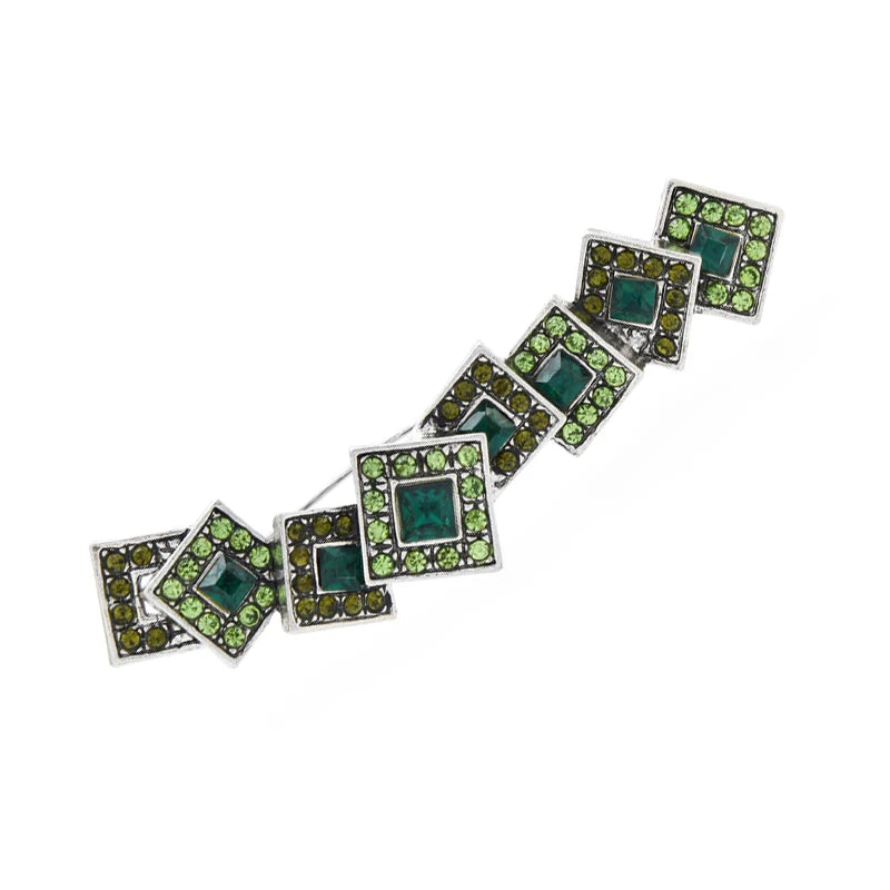 PENDRA Initiala Large Letter Rhinestone Brooch