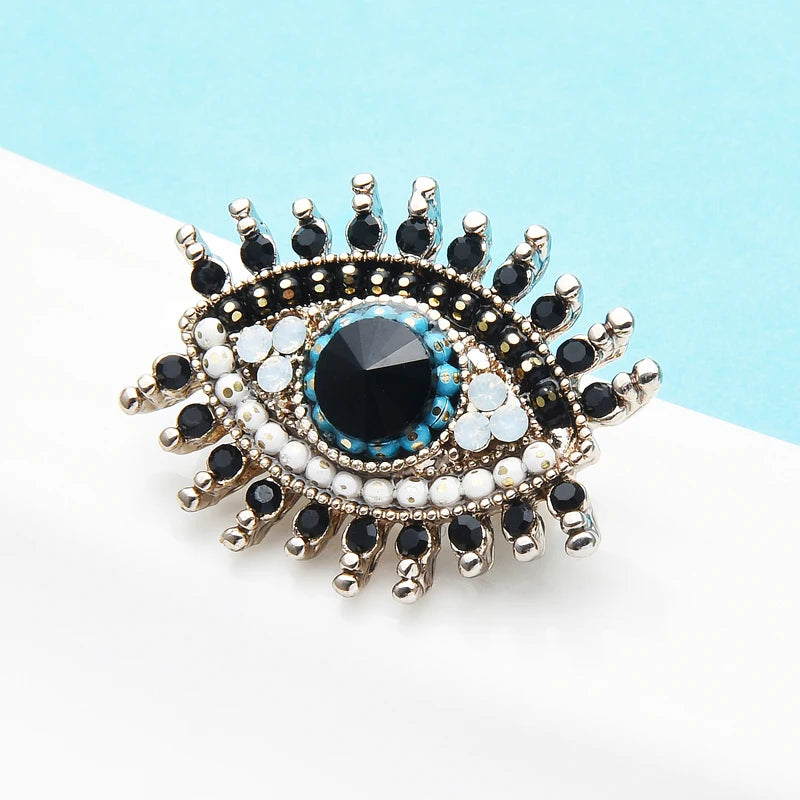 PENDRA Elegant EVIL Eye Brooch