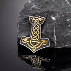PENDRA Thor Hammer Norse Necklace
