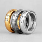 PENDRA Couple Lovers Wedding Steel Ring