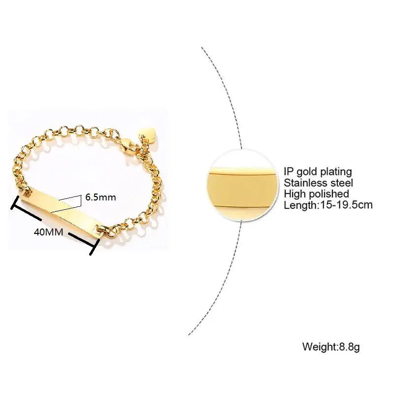 PENDRA Plate Tag Bracelet