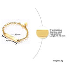 PENDRA Plate Tag Bracelet