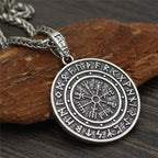 PENDRA Rune Compass Helmet Necklace