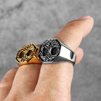 PENDRA Tree Life Celtics Steel Ring
