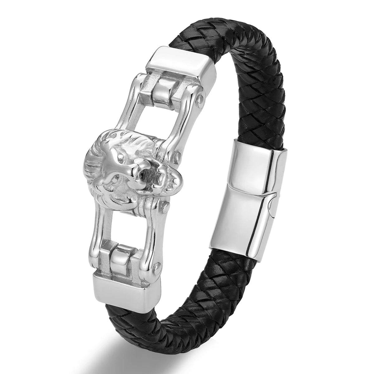PENDRA Wolf Gold Steel Bracelet