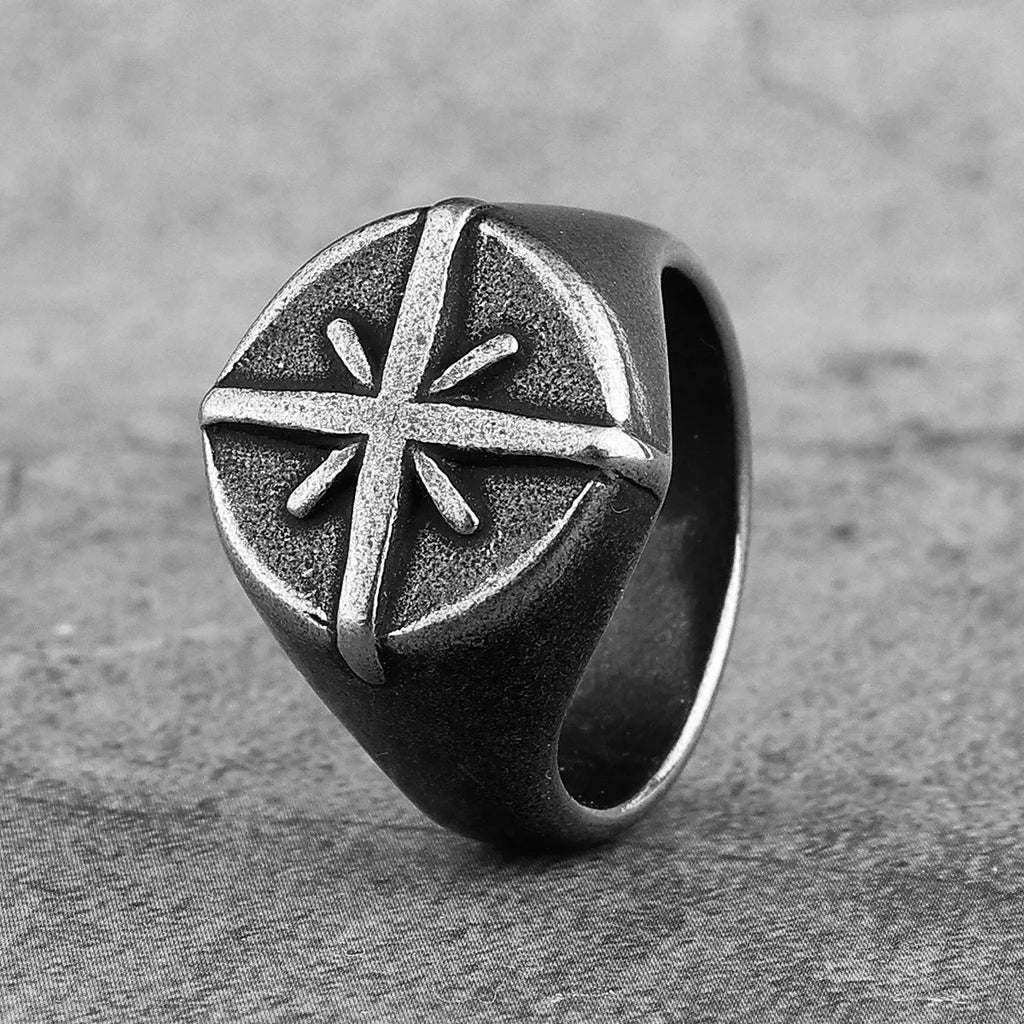 PENDRA Polaris Boyfriend Biker Steel Ring