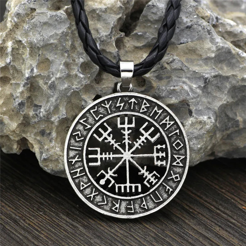 PENDRA Rune Compass Helmet Necklace