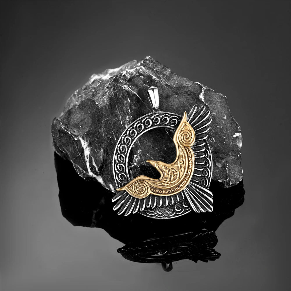 PENDRA Eagle Gold Necklace