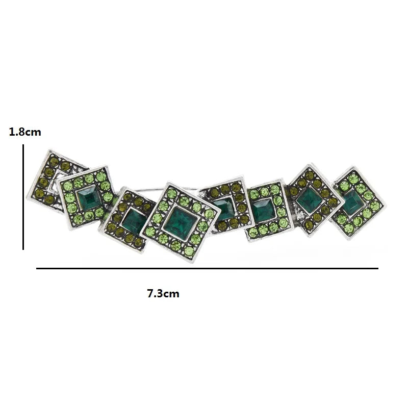 PENDRA Initiala Large Letter Rhinestone Brooch