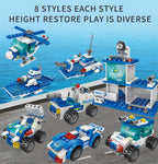 PENDRA 8in1 Police Command Building Set