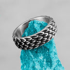Evil Dragon Scale Stainless Steel Mens Rings Punk Hip Hop Unique For Male Boyfriend Biker Jewelry Creativity Gift Wholesale