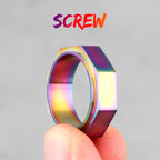 PENDRA Vintag Engine Screw Steel Ring