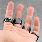 PENDRA Old Black Wrench Ring