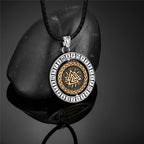 PENDRA Rune Compass Viking Necklace