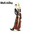 PENDRA Man Playing Cello Brooch