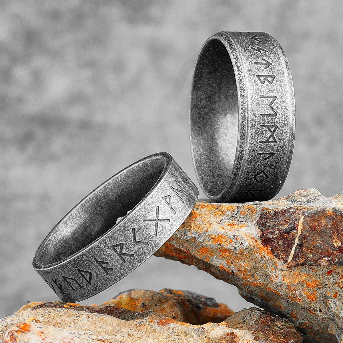 PENDRA Symbol Boyfriend Biker Steel Ring