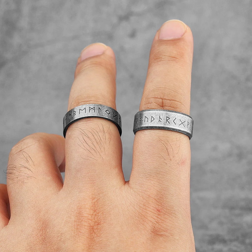 PENDRA Symbol Boyfriend Biker Steel Ring