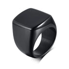 Cremation Ring, Black Urn Signet Rings, Ashes Holder Urn Ring, Keepsake Memorial Jewelry