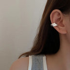 PENDRA Silver Tassel Ear Accessory