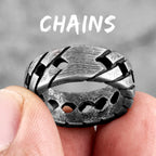 Simple Vintage Black Stainless Steel Mens Womens Rings Charm Trendy For Couple Girl Boyfriend Jewelry Creativity Gift Wholesale