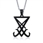 PENDRA Black Demon Pendant Necklace