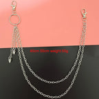 PENDRA Moonstar Rivet Waist Chain Keychain