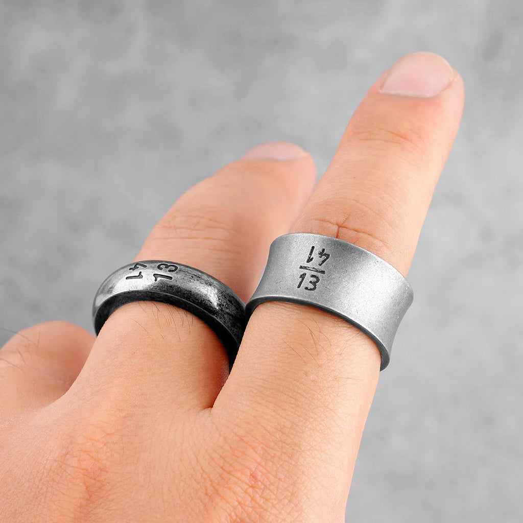 PENDRA Lovers Couple Wedding Steel Ring