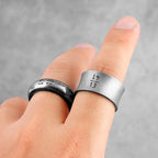 PENDRA Lovers Couple Wedding Steel Ring