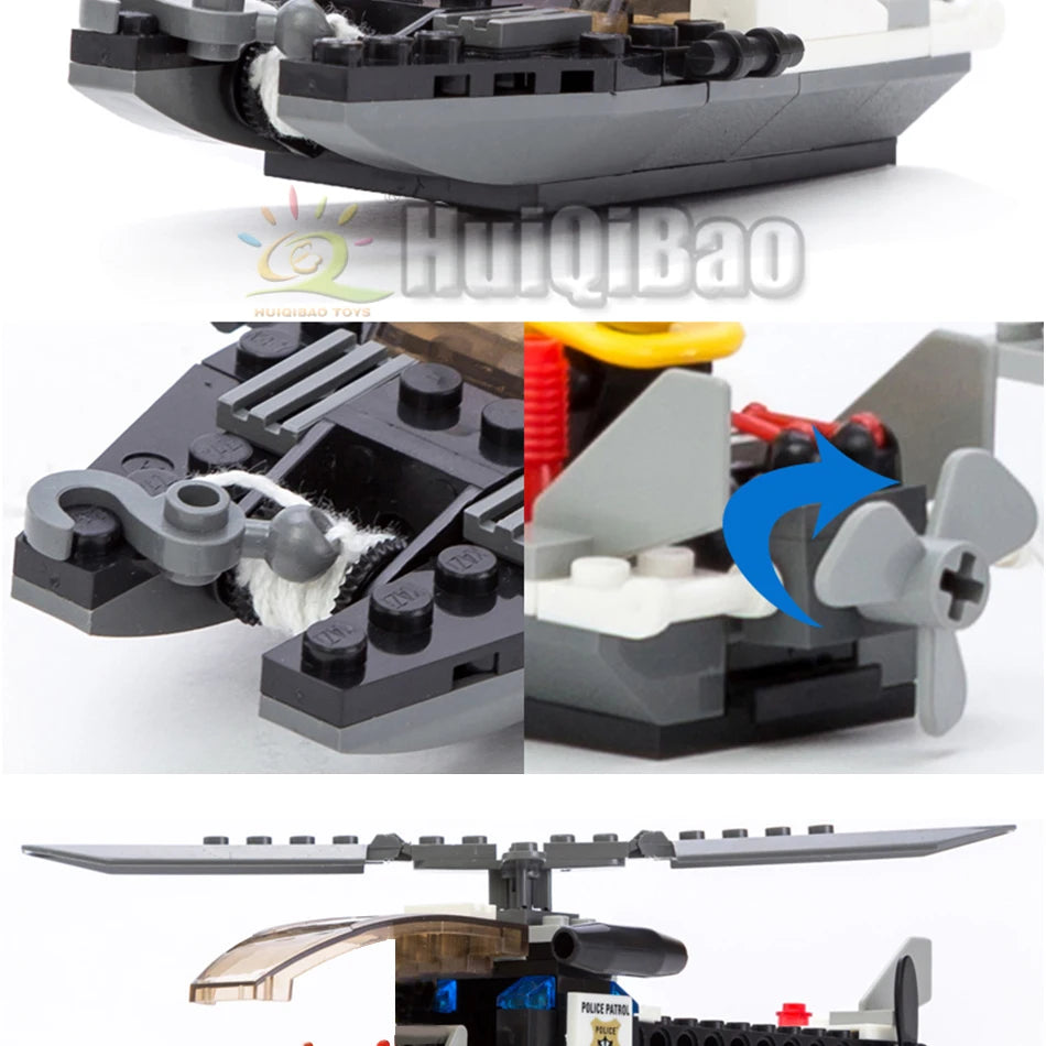 PENDRA Police Station Prison Building Set
