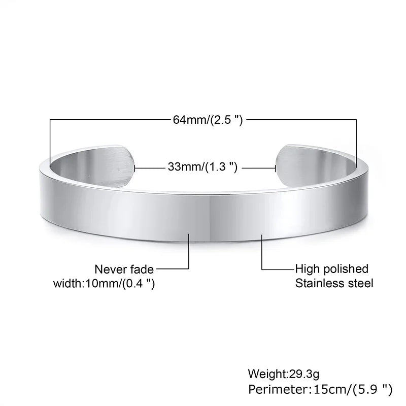 Bangle Bracelet Men, Cuff Bracelets, Stainless Steel Bracelet, Dainty Brazalets, Minimalist Bracelet Jewelry, Cuffs Bangles