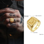 PENDRA Bald Eagle Bird Steel Ring