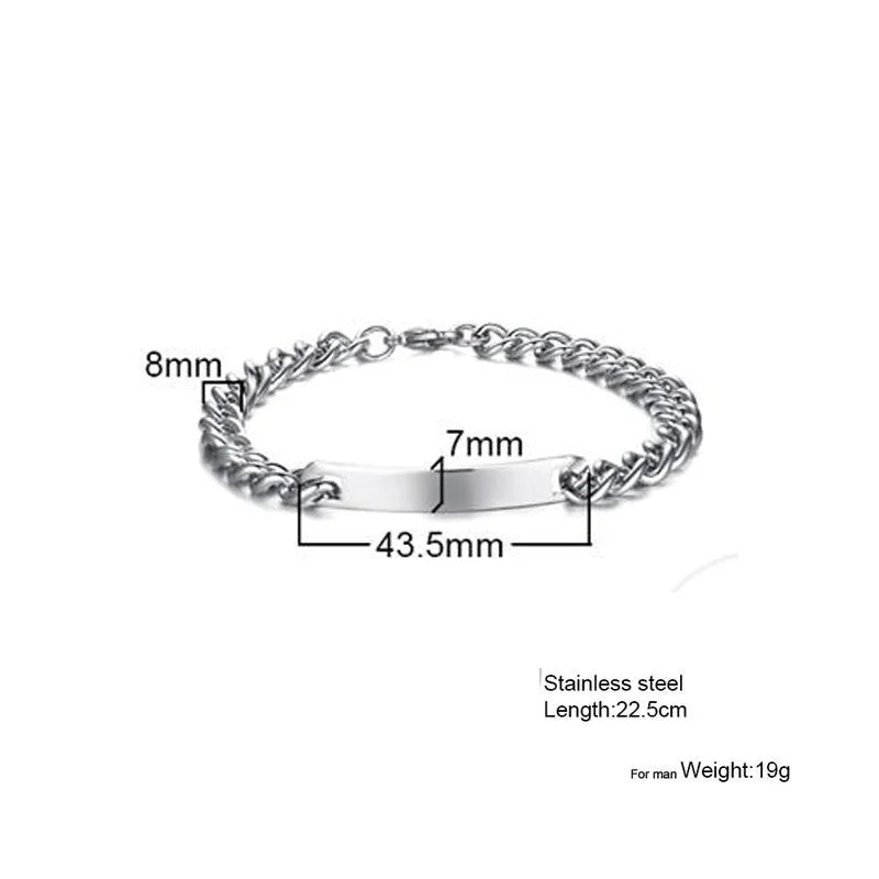 PENDRA Plate Tag Bracelet