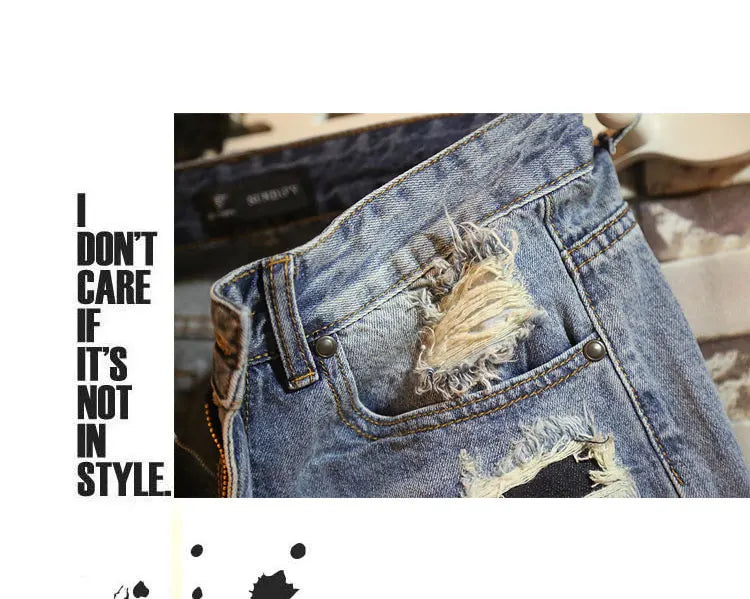PENDRA Wholesale Ripped Hole Shorts