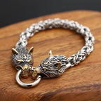 PENDRA Wolf Gold Celtic Bracelet