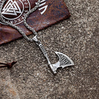 PENDRA Wolf Rune Pendant Necklace