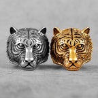 PENDRA Domineering Tiger Animal Steel Ring