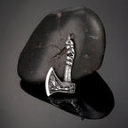 PENDRA Wolf Rune Pendant Necklace