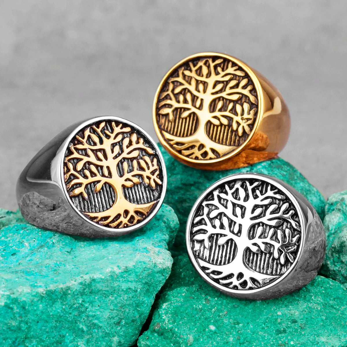 PENDRA Tree Life Amulet Ring