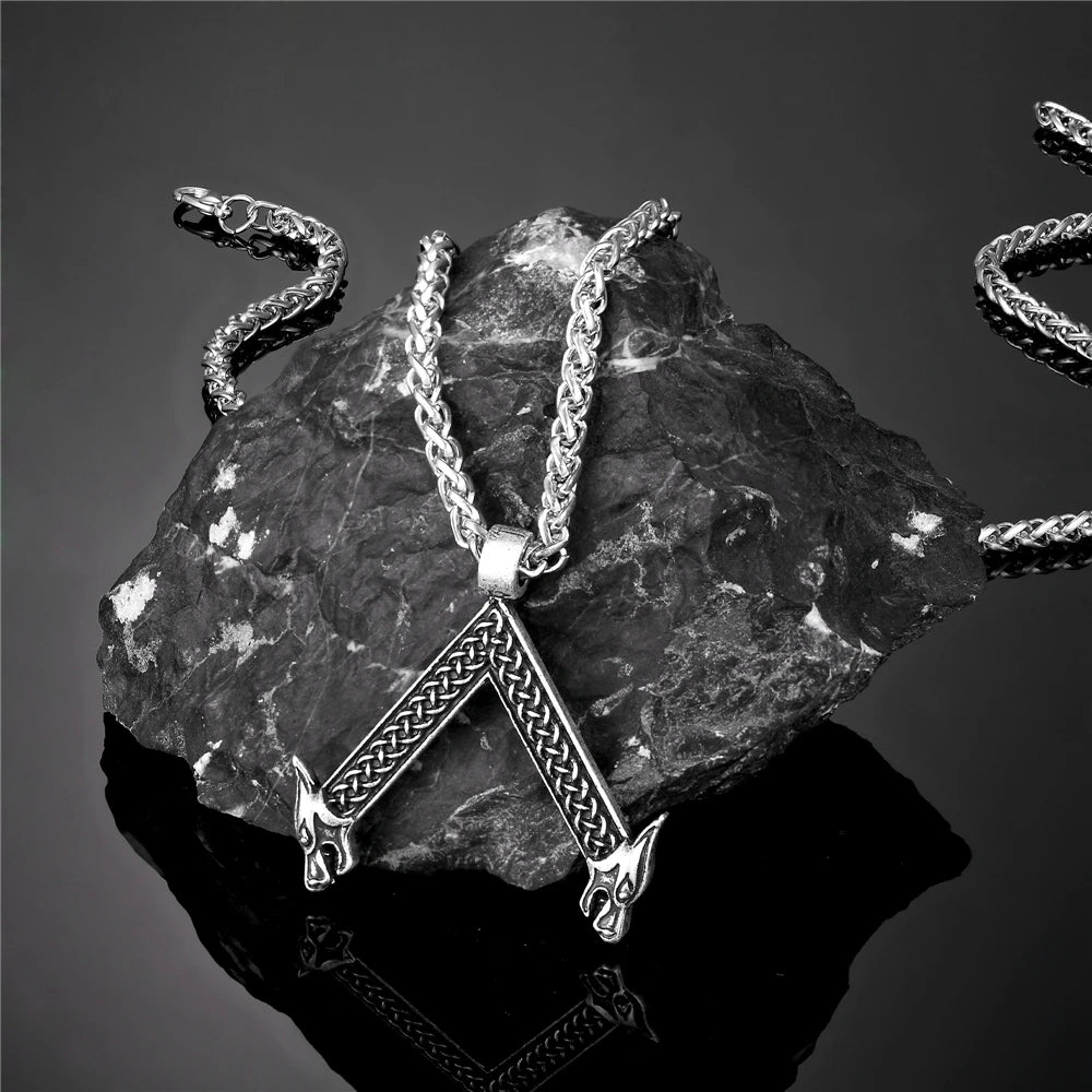 PENDRA Leather Norse Necklace