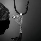 PENDRA Leather Norse Necklace