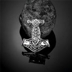 PENDRA Rune Norse Hammer Necklace