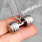 PENDRA Fitness Gym Bodybuilding Steel Necklace