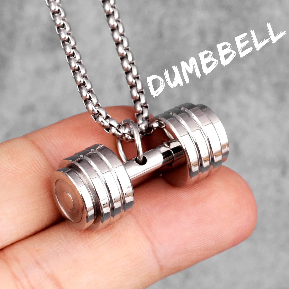 PENDRA Fitness Gym Bodybuilding Steel Necklace