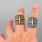 PENDRA Nordic Navigational Compass Steel Ring