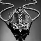 PENDRA Rune Gold Cross Necklace