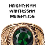 PENDRA Rhinestone United States Punk Ring